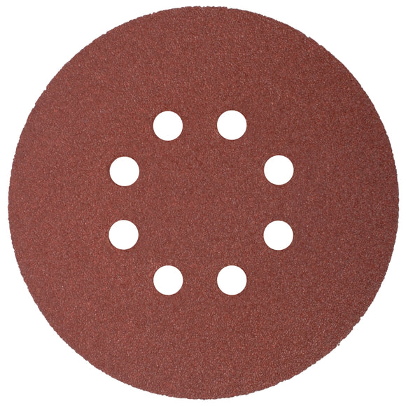 Image of a Tork Craft Sanding Disc 150mm 60 Grit With Holes 10 Pack Hook And Loop