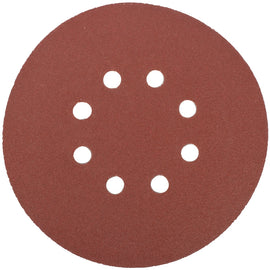 Image of a Tork Craft Sanding Disc 150mm 120 Grit With Holes 10 Pack Hook And Loop
