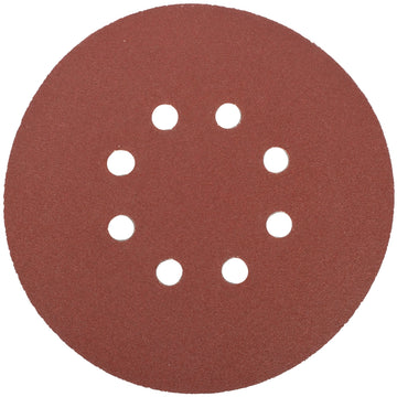 Image of a Tork Craft Sanding Disc 150mm 120 Grit With Holes 10 Pack Hook And Loop