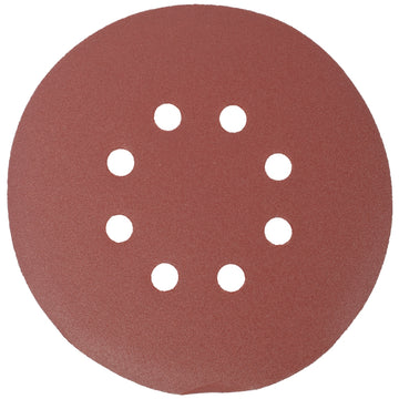 Image of a Tork Craft Sanding Disc 150mm 180 Grit With Holes 10 Pack Hook And Loop