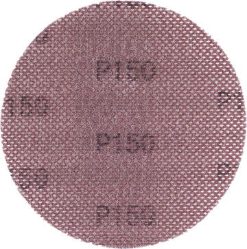 Image of a Tork Craft Dura Mesh Abrasive Disc 150mm Hook And Loop 150 Grit for Sander Polisher 3pc