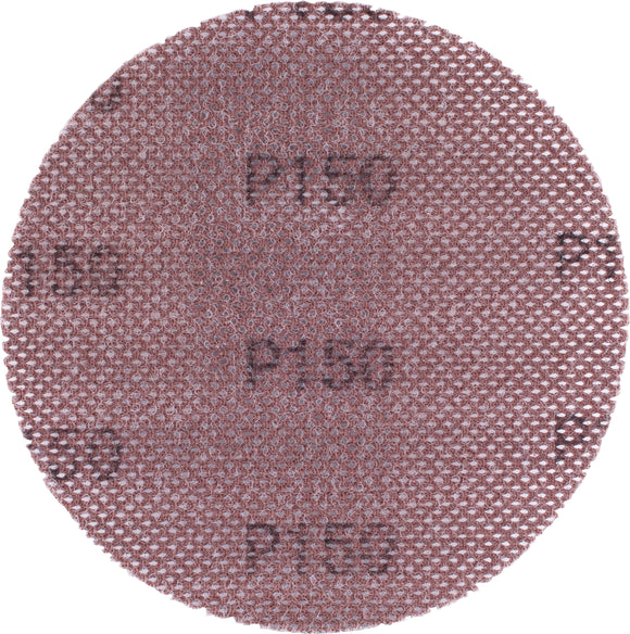 Image of a Tork Craft Dura Mesh Abrasive Disc 150mm Hook And Loop 150 Grit for Sander Polisher 3pc