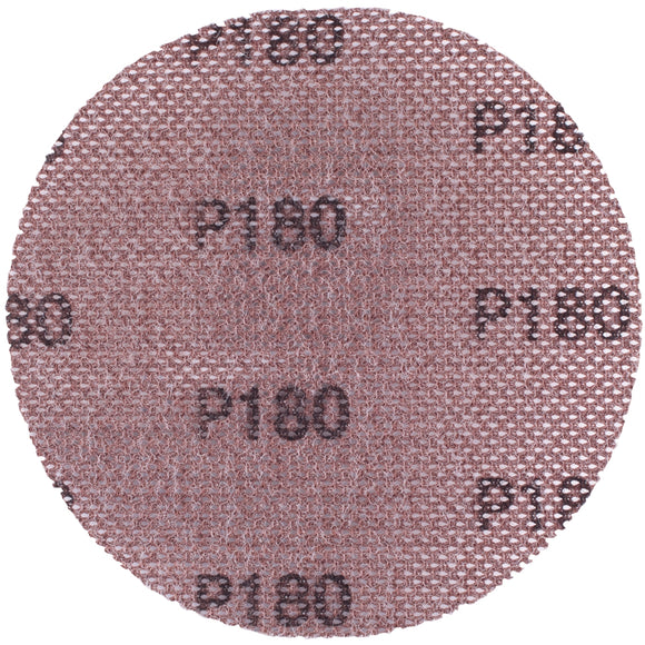 Image of a Tork Craft Dura Mesh Abrasive Disc 150mm Hook And Loop 180 Grit for Sander Polisher 3pc