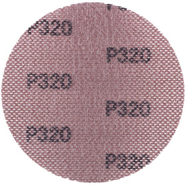 Image of a Tork Craft Dura Mesh Abrasive Disc 150mm Hook And Loop 320 Grit for Sander Polisher 3pc