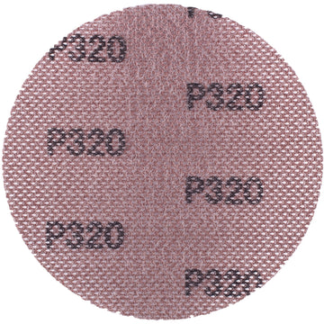 Image of a Tork Craft Dura Mesh Abrasive Disc 150mm Hook And Loop 320 Grit for Sander Polisher 3pc