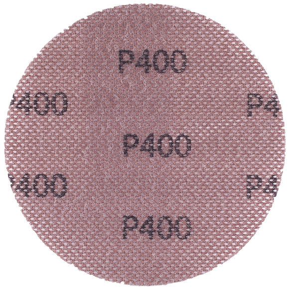 Image of a Tork Craft Dura Mesh Abrasive Disc 150mm Hook And Loop 400 Grit for Sander Polisher 3pc