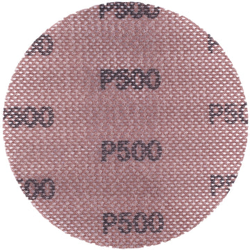 Image of a Tork Craft Dura Mesh Abrasive Disc 150mm Hook And Loop 500 Grit for Sander Polisher 3pc