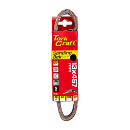 Image of a Tork Craft Powerfile Sanding Belt 13 X 457mm 40 Grit 5 Pack