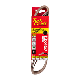 Image of a Tork Craft Powerfile Sanding Belt 13 X 457mm 100 Grit 5 Pack