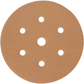 Image of a Tork Craft Gold Disc 400 Grit 150mm X 6+1 Holes Hook And Loop (50 Pieces)