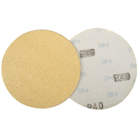 Image of a Tork Craft Gold Disc 40 Grit 150mm Without Hole Hook And Loop (50 Pieces)