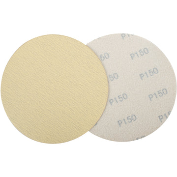 Image of a Tork Craft Gold Disc 150 Grit 150mm Without Hole Hook And Loop (50 Pieces)