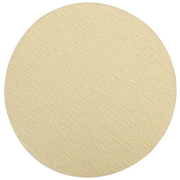 Image of a Tork Craft Gold Disc 320 Grit 150mm Without Hole Hook And Loop (50 Pieces)