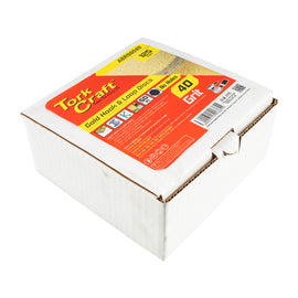 Image of a Tork Craft Gold Disc 40 Grit 125mm Without Hole Hook And Loop 50 pieces