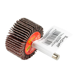 Image of a Tork Craft Flap Wheel 30 X 15 X 6mm Shaft 80 Grit Per Each