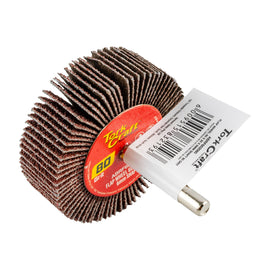 Image of a Tork Craft Flap Wheel 60 X 20 X 6mm Shaft 80 Grit Per Each