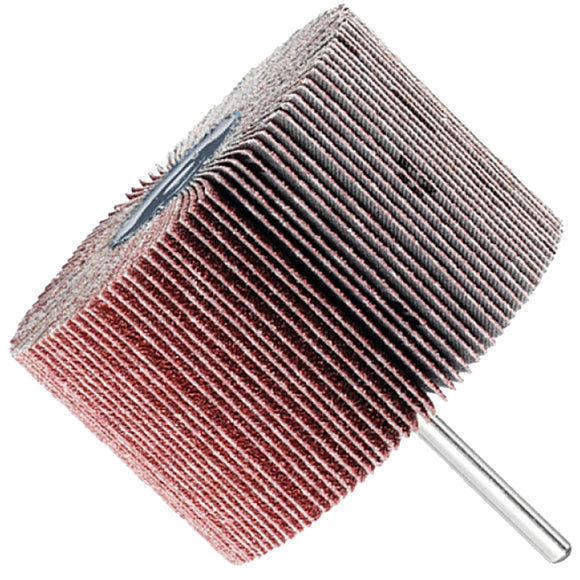 Image of a Tork Craft Flap Wheel 80 X 30 X 6mm Shaft 120 Grit Per Each
