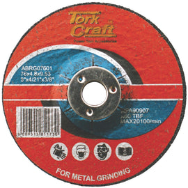 Image of a Tork Craft Abrasive Grinding Wheel For Steel 76 X 4.8 X 9.53