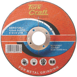 Image of a Tork Craft Grinding Disc For Steel 125 X 6.0 X 22.22mm