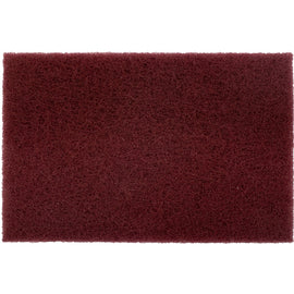 Image of a Tork Craft Pad Non Woven Industrial Strength 150 X 230mm Super Fine Maroon 20pc