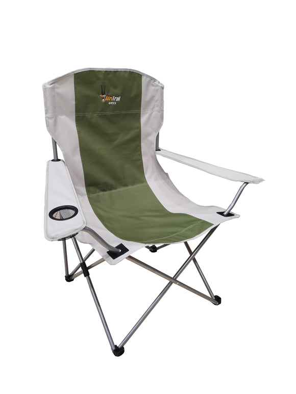 image of Afritrail Oryx Deluxe Folding Armchair 120kg Green