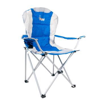 image of Afritrail Roan Deluxe Padded Chair Blue 140kg