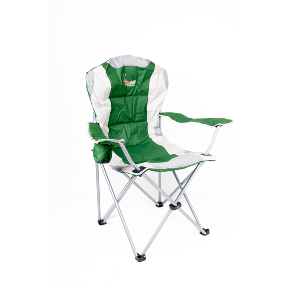 image of Afritrail Roan Deluxe Padded Chair Green 140kg
