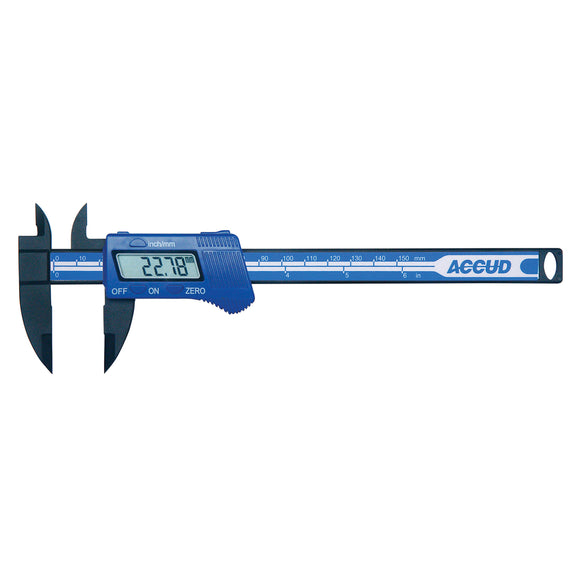 Image of a DIGITAL CALIPER PLASTIC 150MM 0.2MM ACC. 0.01MM RES