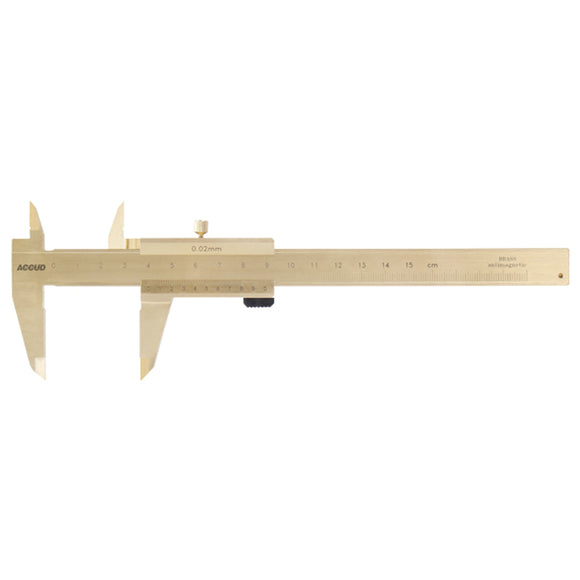 Image of a VERNIER CALIPER 150MM 0.05MM ACC. 0.05 GRAD COPPER NON-MAGNETIC