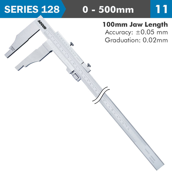 Image of a VERNIER CALIPER JAW LENGTH 100MM 0-500MM