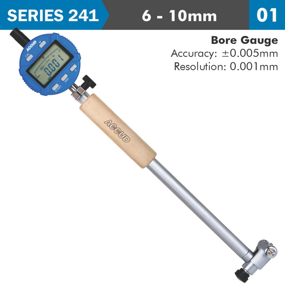 Image of a DIG. PRECISION BORE GAUGE 6-10MM 0.012MM ACC. 0.001MM GRAD.