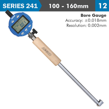 Image of a DIG. BORE GAUGE 100-160MM 0.018MM ACC. 0.001MM GRAD.