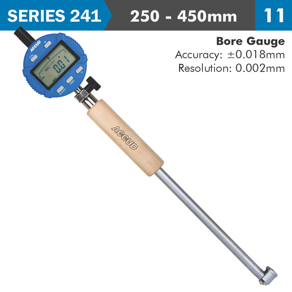 Image of a DIG. BORE GAUGE 250-450MM 0.018MM ACC. 0.001MM GRAD.
