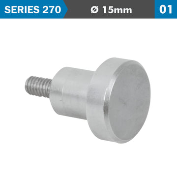 Image of a FLAT STEEL CONTACT POINT 15MM OD 10MM FOR IND