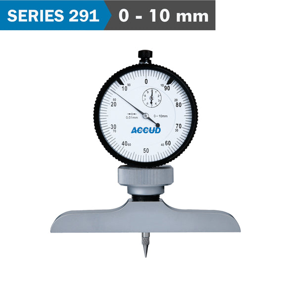 Image of a DIAL DEPTH GUAGE 10MM 0.01MM GRAD. 63X 17MM BASE