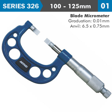 Image of a BLADE MICROMETER 100-125MM (0.01MM)