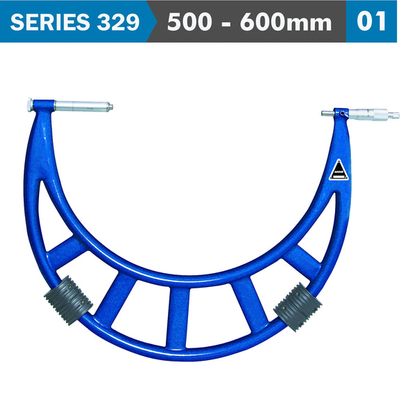 Image of a OUTSIDE MICROMETER 500-600MM 0.014MM ACC. 0.01MM GRAD. WITH EXTENSION