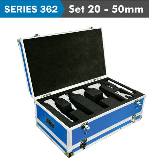 Image of a 3 POINTS INSIDE MICROMETER SET 20-50MM (MICROMETERS INC. 20-25, 25-30,