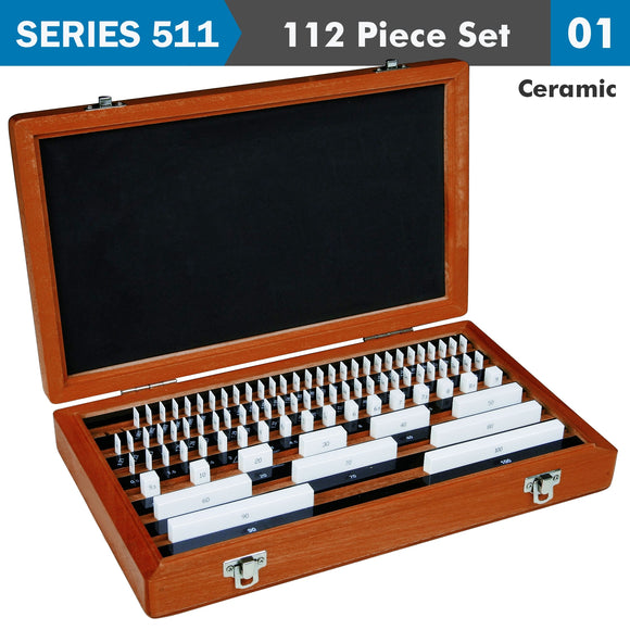 Image of a CERAMIC GAUGE BLOCK SET ISO3650 GRADE 1 112PC