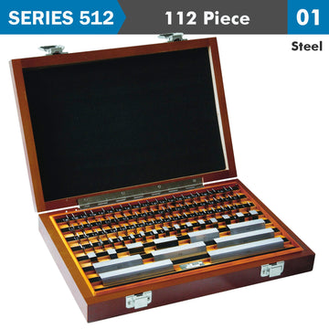 Image of a STEEL GAUGE BLOCK SET ISO3650 GRADE 1 112PC