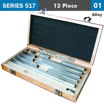 Image of a GAUGE BLOCK SET ALLOY STEEL 12PC 10-291. 8MM ISO3650 GRADE 0