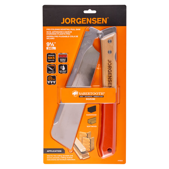 Image of a JORGENSEN 240MM FOLDING DOVETAIL PULL SAW
