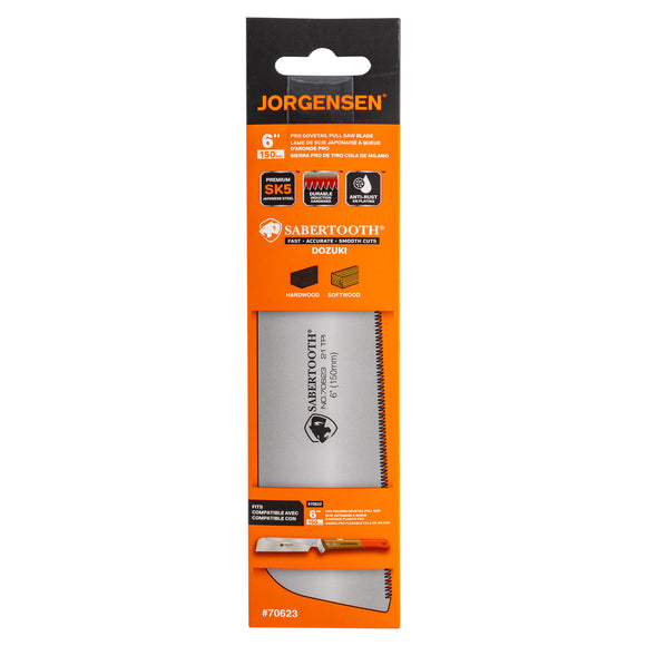 Image of a JORGENSEN 150MM DOVETAIL PULL SAW BLADE