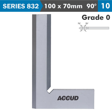 Image of a BEVELED EDGE SQUARE 90 DEG. GRADE 0 100X70MM