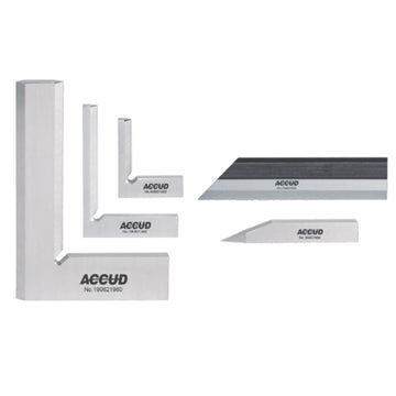 Image of a 5PC SQUARE SET -  3PC SQUARE 1PC SCRIBER 1PC STRAIGHT EDGE 100MM