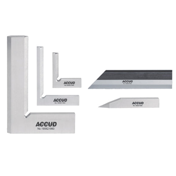 Image of a 5PC SQUARE SET -  3PC SQUARE 1PC SCRIBER 1PC STRAIGHT EDGE 100MM