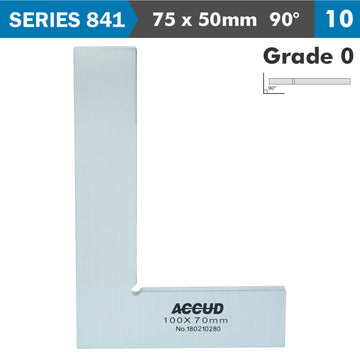 Image of a FLAT EDGE SQUARE 90 DEG. GRADE 0 75X50MM