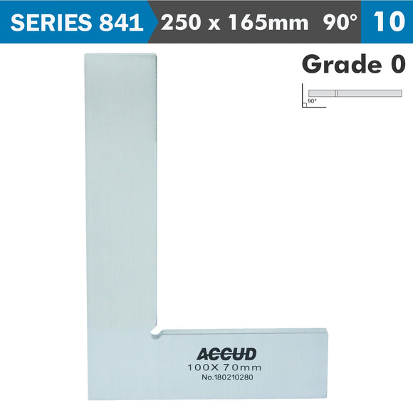 Image of a FLAT EDGE SQUARE 90 DEG. GRADE 0 250X165MM