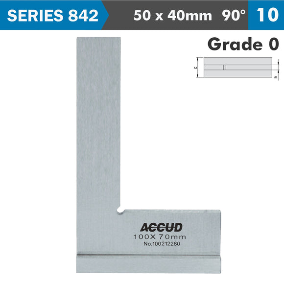 Image of a FLAT EDGE SQUARE 90 DEG. WIDE BASE 50X40MM DIN875