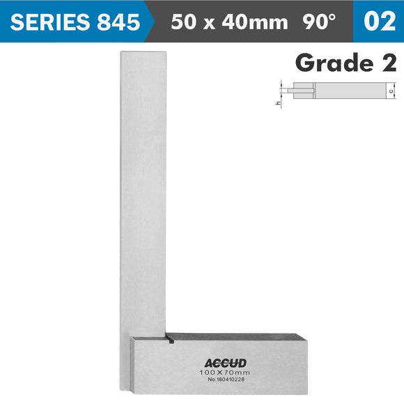 Image of a MACHINIST SQUARE WIDE BASE 50X40MM GRADE 2  DIN875